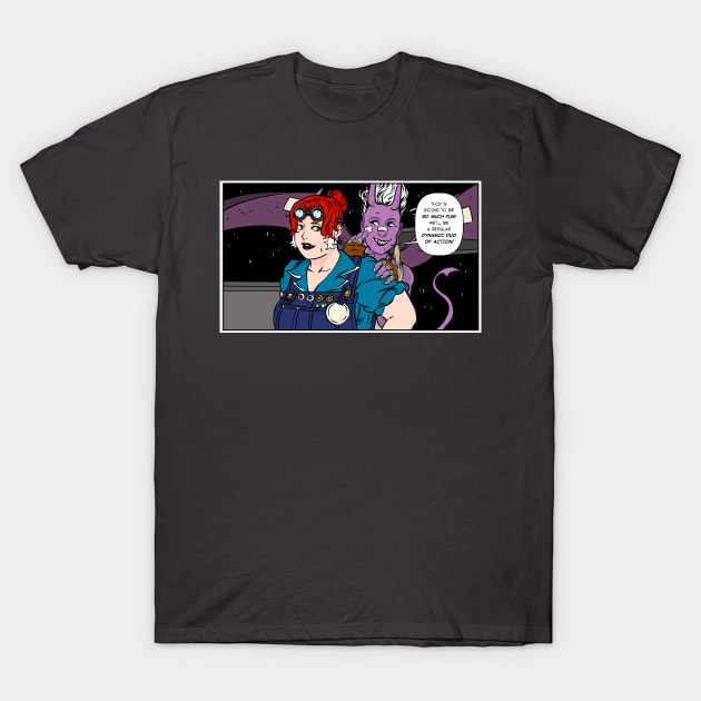 Lucy/Bella "Dynamic Duo" tee T-Shirt by DrewEdwards